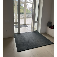 Брудозахисні придверні килими VEBE ФОРТЕ 198х120 cм Сірий в гумовому канті