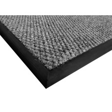 Брудозахисний килим VEBE Х'ЮСТОН Сірий 150х204 cм в гумовому канті
